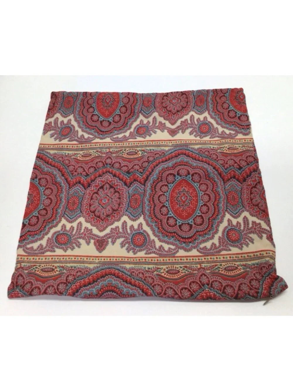 Pottery Barn Pillow Cover Sham Throw Ikat Traditional Eclectic Medallion 18x18